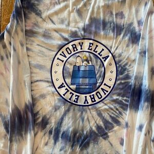 Ivory Ella Tie-Dye Long Sleeve Tee